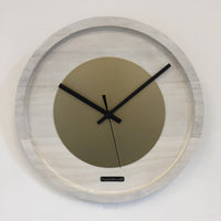 BeoXL - Wandklok Quinten White & Gold Modern Dutch Design