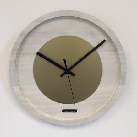 BeoXL - Wandklok Quinten White & Gold Modern Dutch Design