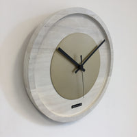 BeoXL - Wandklok Quinten White & Gold Modern Dutch Design