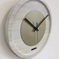 BeoXL - Wandklok Quinten White & Gold Modern Dutch Design