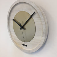 BeoXL - Wandklok Quinten White & Gold Modern Dutch Design