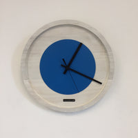BeoXL - Wandklok Quinten White & Blue Modern Dutch Design