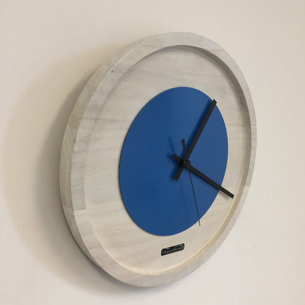 BeoXL - Wandklok Quinten White & Blue Modern Dutch Design