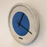 BeoXL - Wandklok Quinten White & Blue Modern Dutch Design