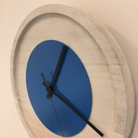 BeoXL - Wandklok Quinten White & Blue Modern Dutch Design