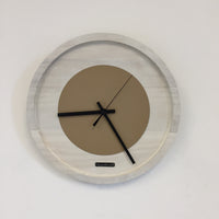 BeoXL - Wandklok Quinten White & Beige Modern Dutch Design