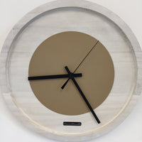 BeoXL - Wandklok Quinten White & Beige Modern Dutch Design