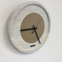 BeoXL - Wandklok Quinten White & Beige Modern Dutch Design