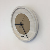 BeoXL - Wandklok Quinten White & Beige Modern Dutch Design