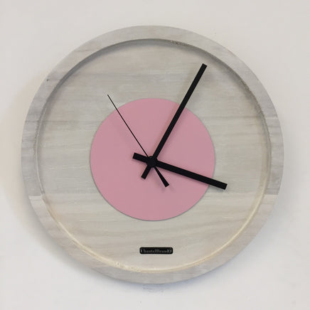 BeoXL - Wandklok Quinten White & Pink