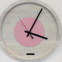 BeoXL - Wandklok Quinten White & Pink