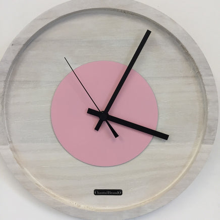 BeoXL - Wandklok Quinten White & Pink