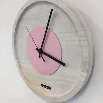 BeoXL - Wandklok Quinten White & Pink