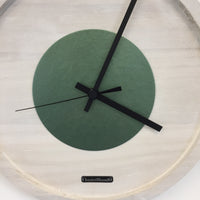 BeoXL - Wandklok Quinten White & Green Modern Design