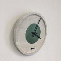 BeoXL - Wandklok Quinten White & Green Modern Design