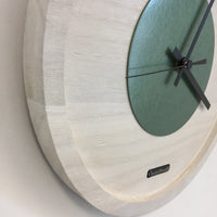 BeoXL - Wandklok Quinten White & Green Modern Design
