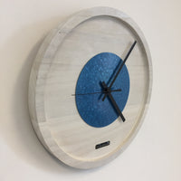 BeoXL - Wandklok Quinten White & Blue Hammer Modern DUTCH Design