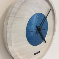 BeoXL - Wandklok Quinten White & Blue Hammer Modern DUTCH Design