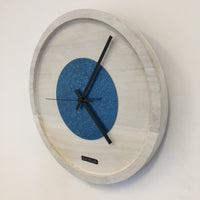 BeoXL - Wandklok Quinten White & Blue Hammer Modern DUTCH Design