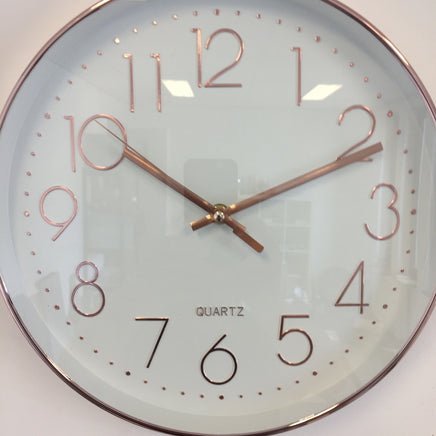 BeoXL - Wandklok Rose Goud modern design
