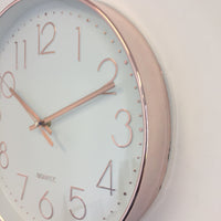 BeoXL - Wandklok Rose Goud modern design