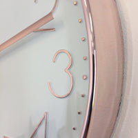 BeoXL - Wandklok Rose Goud modern design