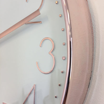 BeoXL - Wandklok Rose Goud modern design