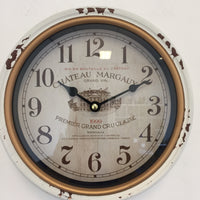 BeoXL - Wandklok retro Chateau Margaux Vintage