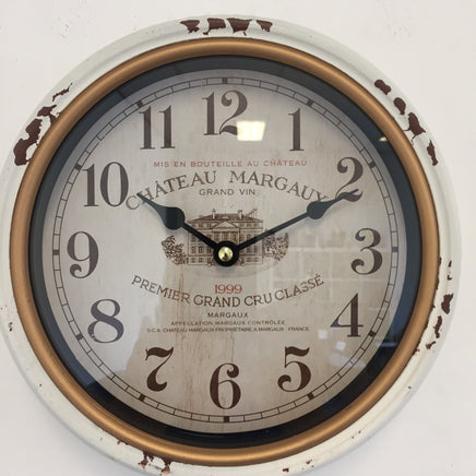 BeoXL - Wandklok retro Chateau Margaux Vintage
