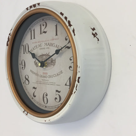 BeoXL - Wandklok retro Chateau Margaux Vintage