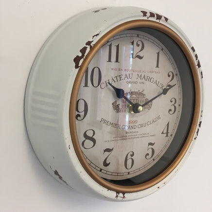 BeoXL - Wandklok retro Chateau Margaux Vintage