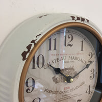 BeoXL - Wandklok retro Chateau Margaux Vintage