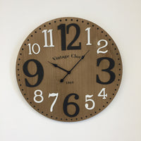 BeoXL - Wandklok Vintage WOOD Design