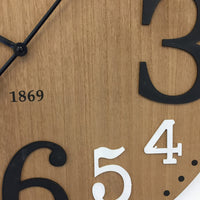 BeoXL - Wandklok Vintage WOOD Design