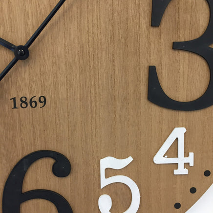 BeoXL - Wandklok Vintage WOOD Design