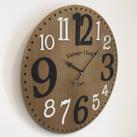 BeoXL - Wandklok Vintage WOOD Design