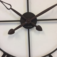 BeoXL - Wandklok Prix de Rome MARRONE Vintage Industrieel