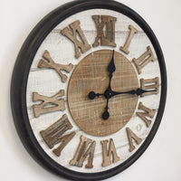 BeoXL - Wandklok ROMAN WOOD DESIGN INDUSTRIEEL