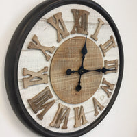 BeoXL - Wandklok ROMAN WOOD DESIGN INDUSTRIEEL