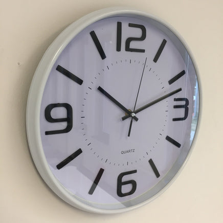 BeoXL - Wandklok QUARTZ WIT 32 modern design