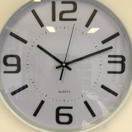 BeoXL - Wandklok QUARTZ WIT 32 modern design