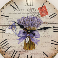 BeoXL - Wandklok Lavender Landelijk design