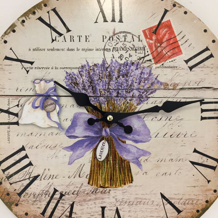 BeoXL - Wandklok Lavender Landelijk design