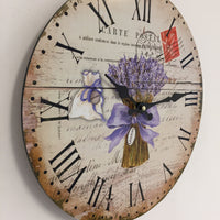 BeoXL - Wandklok Lavender Landelijk design
