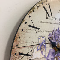 BeoXL - Wandklok Lavender Landelijk design