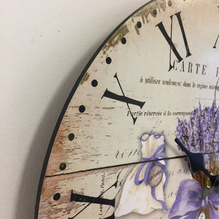 BeoXL - Wandklok Lavender Landelijk design