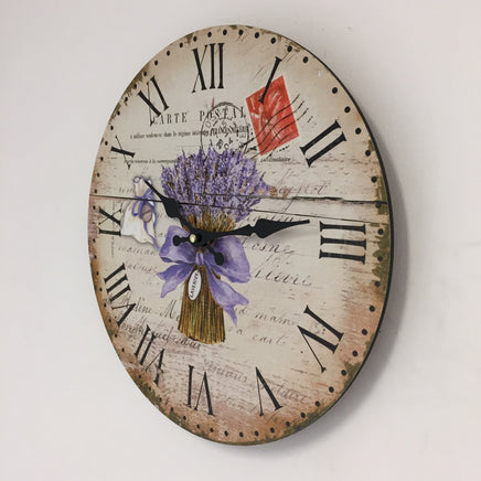 BeoXL - Wandklok Lavender Landelijk design