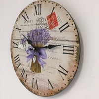 BeoXL - Wandklok Lavender Landelijk design