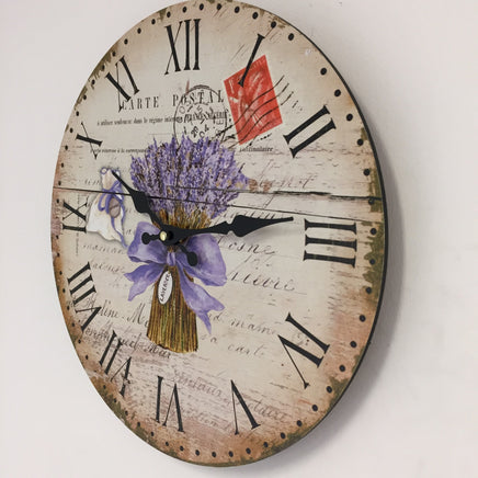 BeoXL - Wandklok Lavender Landelijk design