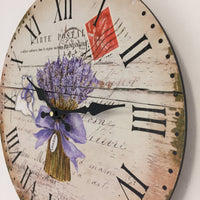 BeoXL - Wandklok Lavender Landelijk design